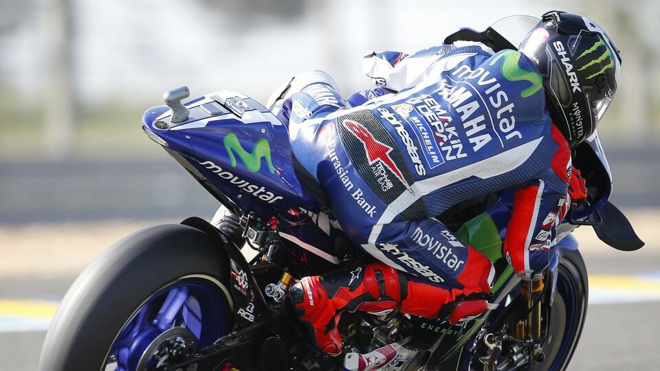 Jorge Lorenzo ließ im Le-Mans-Qualifying die gesamte MotoGP-Konkurrenz hinter sich, Foto: Yamaha