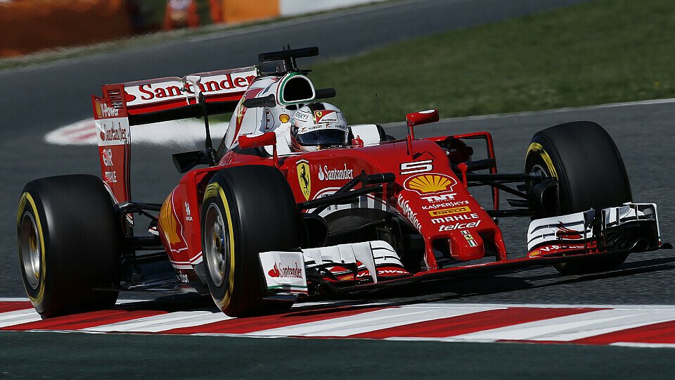 Sebastian Vettel setzte im 1. Freien Training zum Spanienm GP die Bestzeit, Foto: Sutton