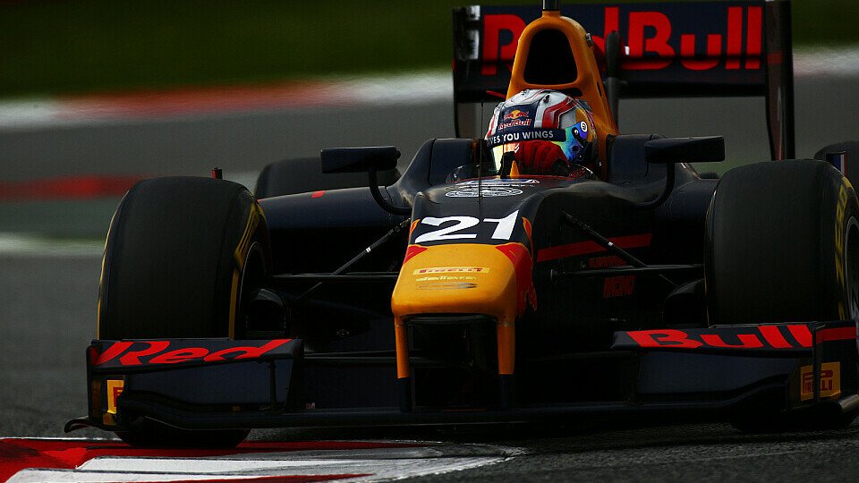 Pierre Gasly startet zum dritten Mal in Folge von der Pole Position, Foto: GP2 Series