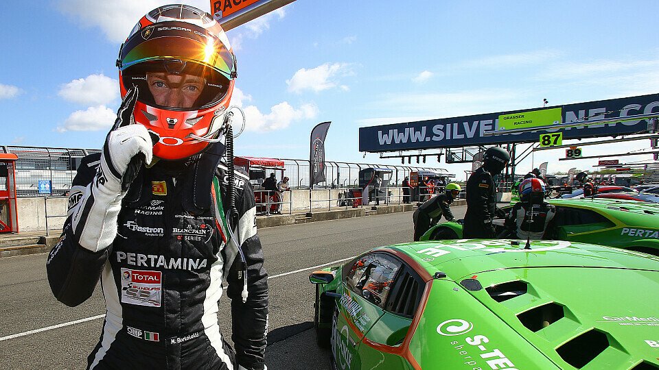 Mirko Bortolotti nach dem Zeittraining am Silverstone Circuit, Foto: Vision Sport Agency