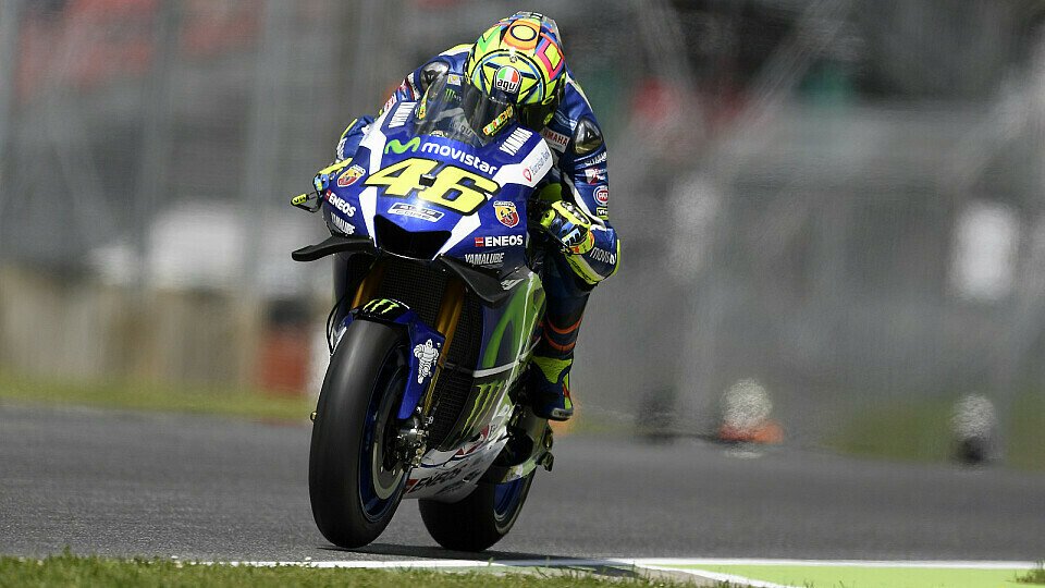 Valentino Rossi war mit seiner Leistung am Freitag durchaus zufrieden, Foto: Yamaha