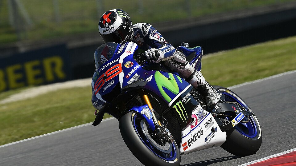Bei Lorenzo verabschiedete sich im Warm-Up der Motor, Foto: Yamaha
