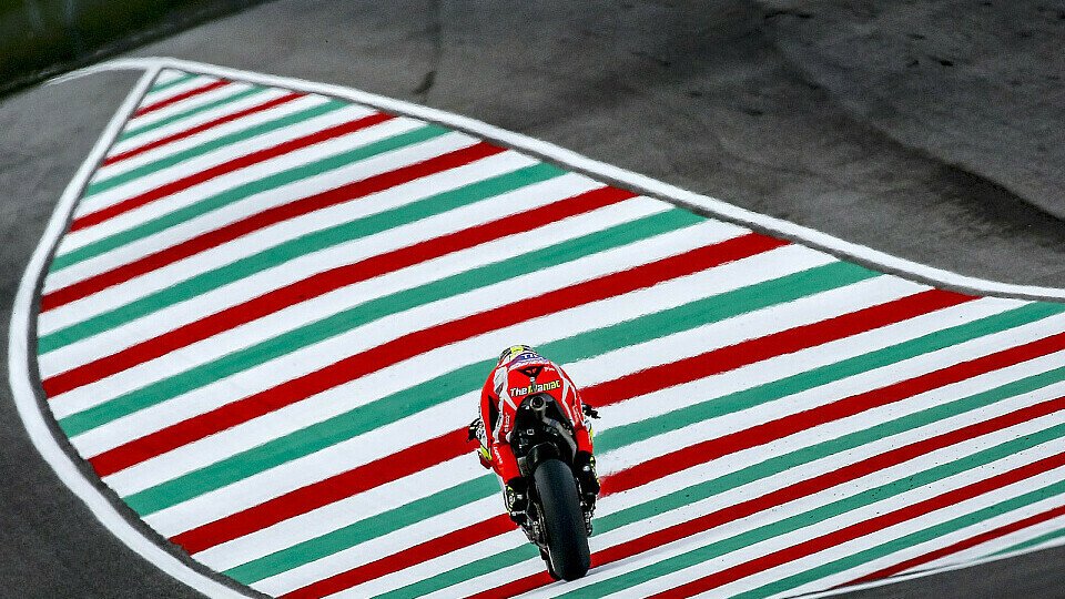 Andrea Iannone gab alles, kam aber nur auf den dritten Platz, Foto: Ducati