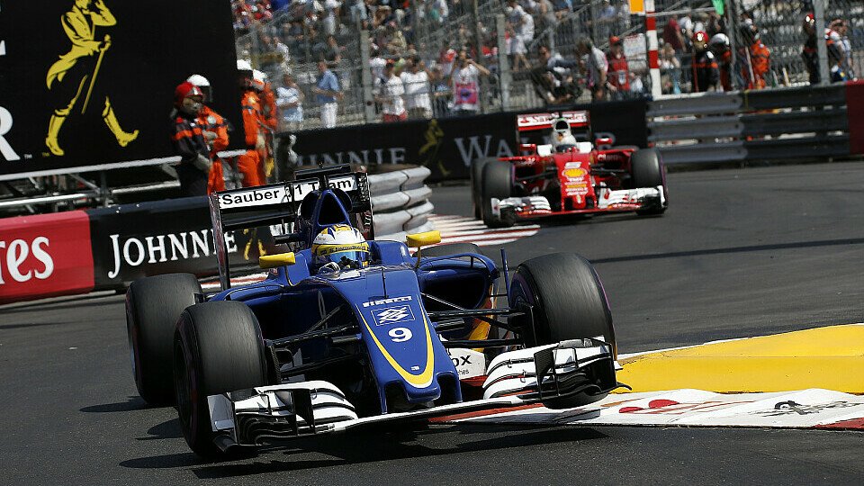 Marcus Ericsson und Felipe Nasr schieden nach einer Kollision aus, Foto: Sutton