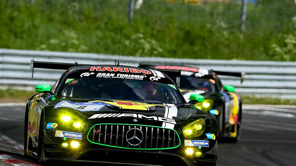 Der Haribo-Mercedes übernahm im 2. Qualifying das Kommando am Nürburgring, Foto: Mercedes-Benz