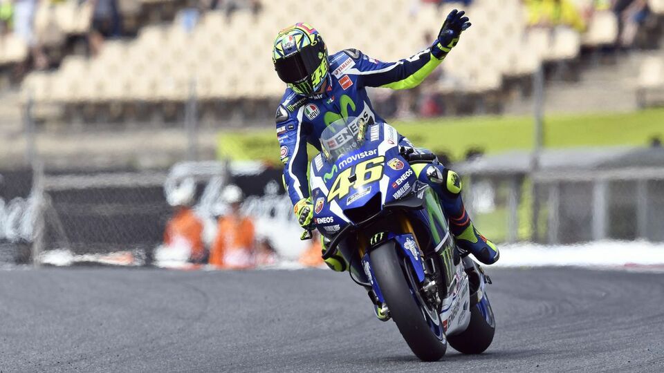 Rossi siegte in Barcelona, Foto: Yamaha