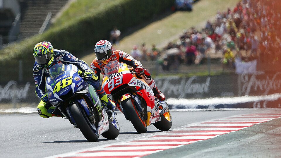 Rossi und Marquez lieferten sich in Barcelona ein überragendes Duell, Foto: Repsol