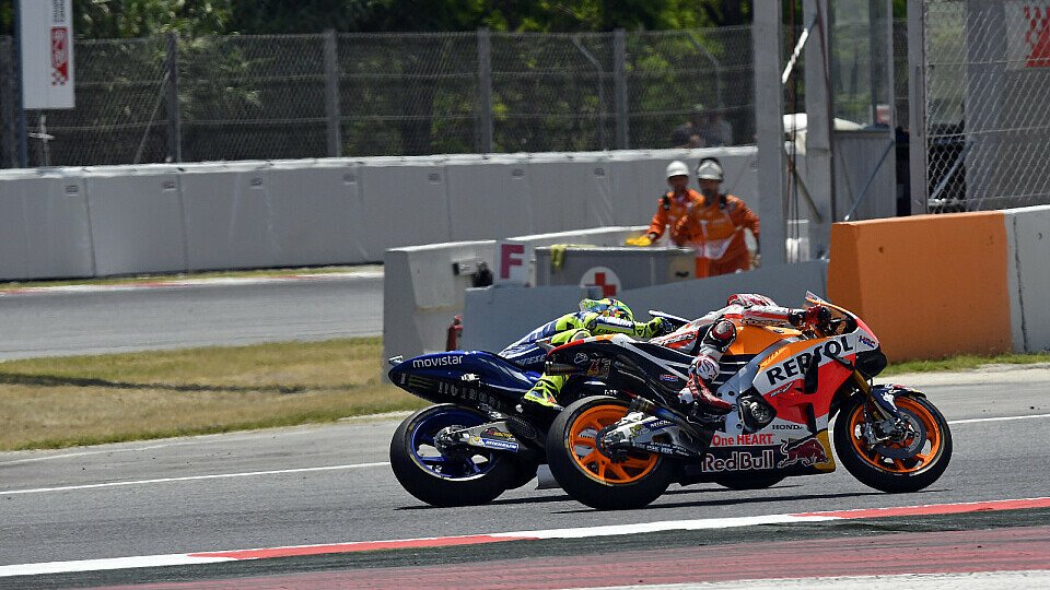 Marc Marquez lieferte sich in Barcelona ein heißes Duell um den Sieg mit Valentino Rossi, Foto: Milagro