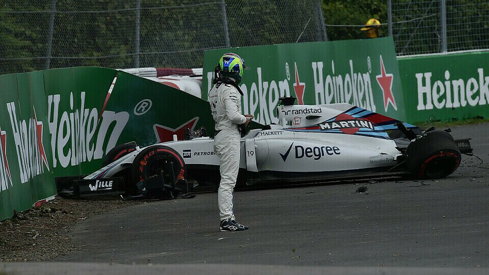 Massa kam bei dem Unfall mit dem Schrecken davon, Foto: Sutton