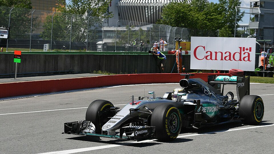 Mercedes-Pilot Lewis Hamilton fuhr in beiden Freitags-Trainings zum Kanada GP in Montreal die Bestzeit, Foto: Sutton