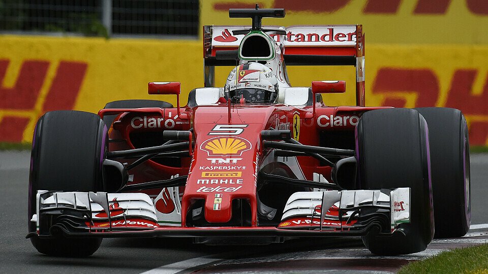 Vettel qualifizierte sich am Samstag in Kanada auf Rang drei, Foto: Ferrari