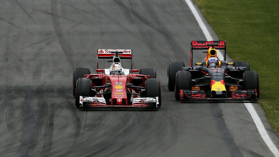Ferrari war in Kanada wieder vor Red Bull im Ziel, Foto: Sutton