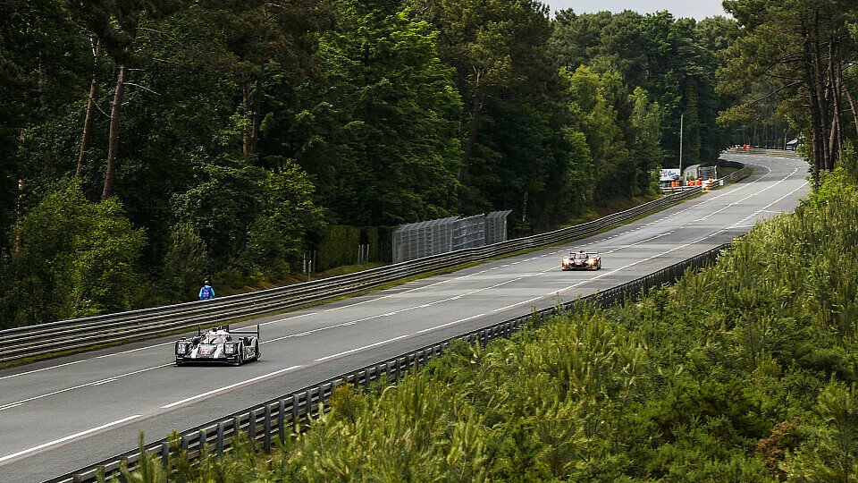 Als es trocken war, brauste der Porsche #2 zur Pole für die 24h von Le Mans 2016, Foto: Porsche