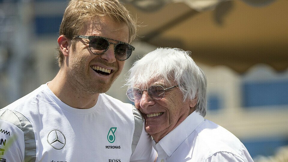 Nico Rosberg und Bernie Ecclestone waren nicht immer die besten Freunde, Foto: Sutton