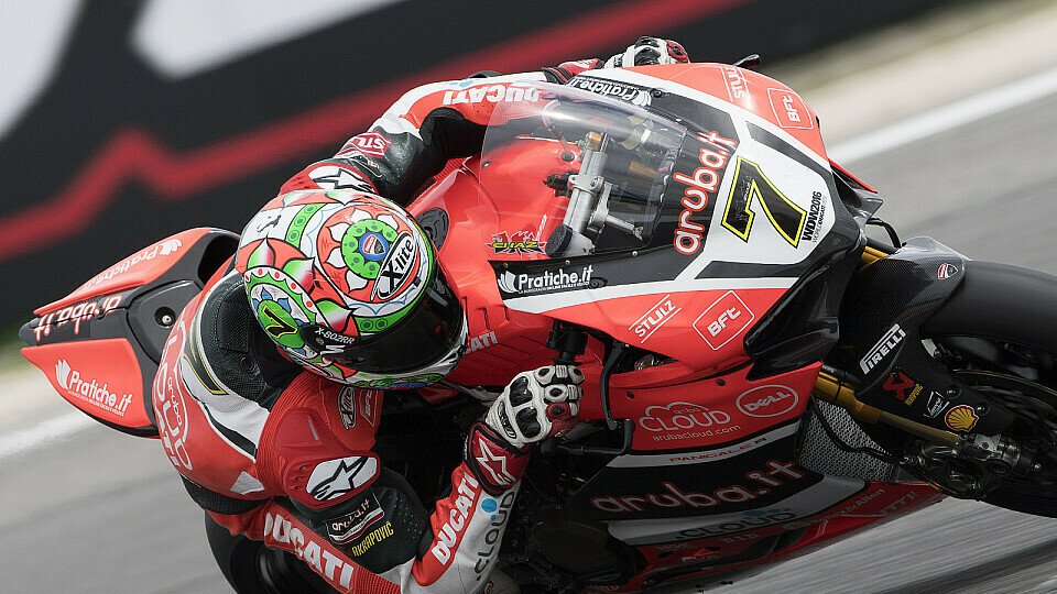 Chaz Davies mischte das Fahrerfeld im Rennen auf, Foto: Ducati