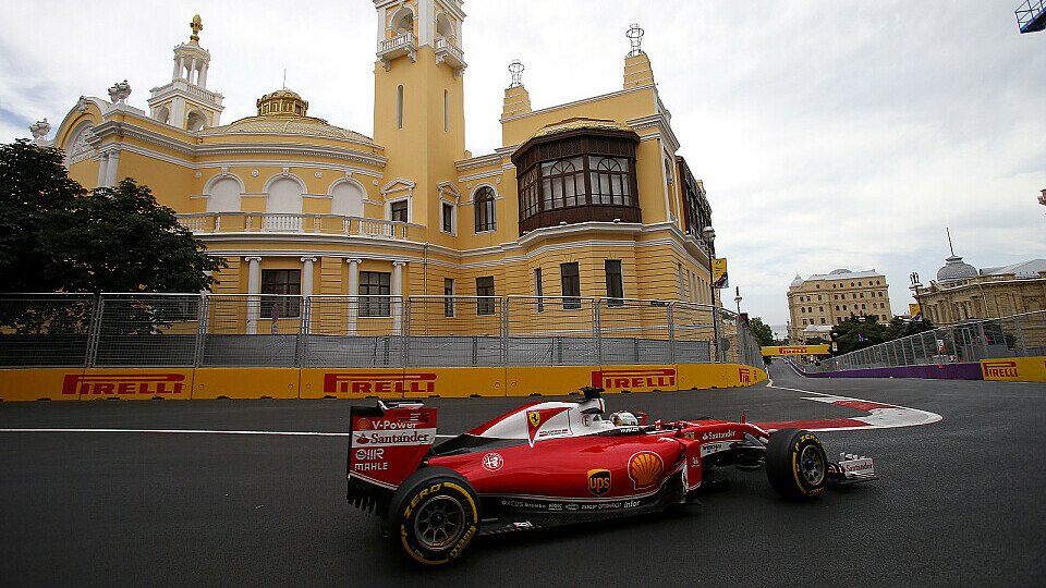 Ferrari kämpfte am Freitag in Baku mit Problemen bei Pace und Technik zugleich, Foto: Sutton