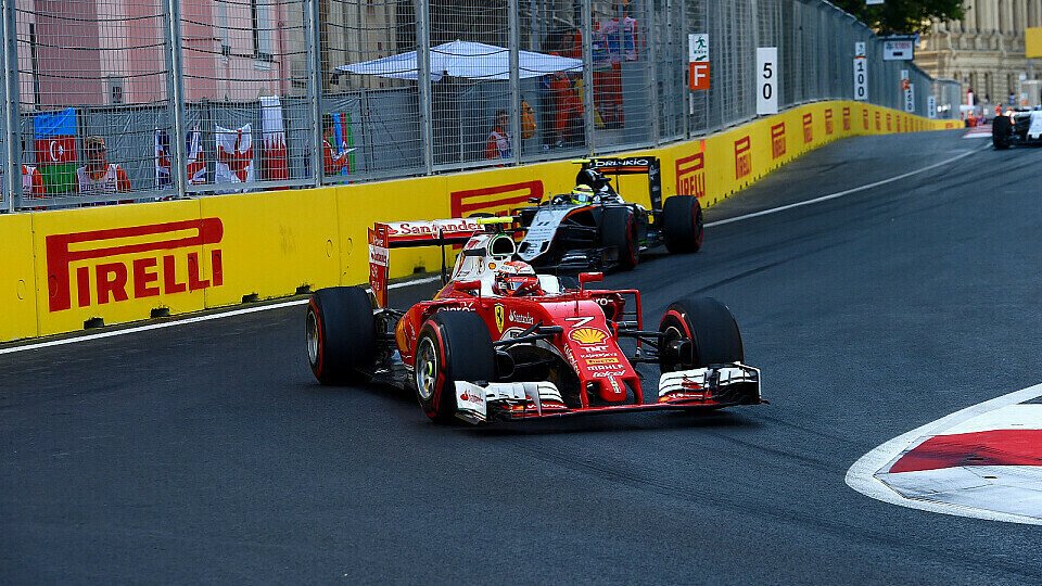 Kimi Räikkönen erlebte in Baku ein trubulentes Rennen, Foto: Sutton