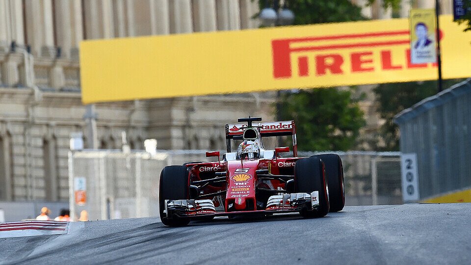 Sebastian Vettel empfand den Baku City Circuit nicht als zu gefährlich, Foto: Sutton