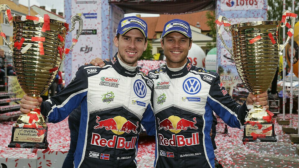 Andreas Mikkelsen und Anders Jaeger kennen sich seit Jahren, Foto: Volkswagen Motorsport