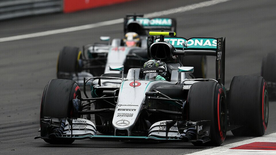 Rosberg hat die Nase im Mercedes-Duell wieder deutlich vor Hamilton, Foto: Sutton