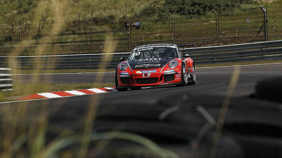 Jeffrey Schmidt nach Pole Zweiter, Foto: Porsche