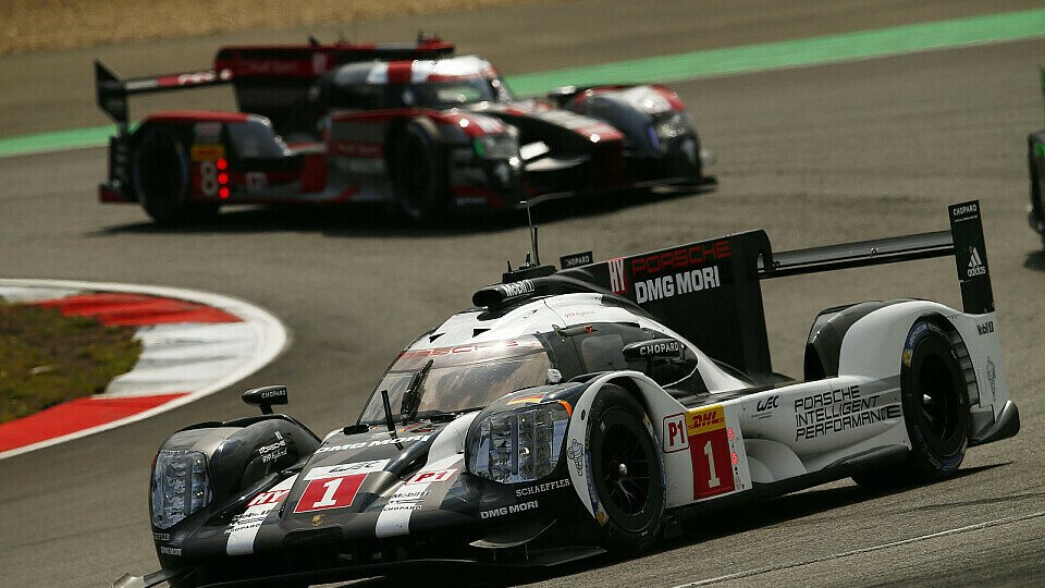 Timo Bernhard, Mark Webber und Brendon Hartley holten für Porsche den Sieg am Nürburgring, Foto: Porsche