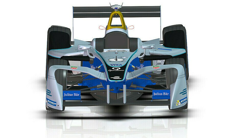 So sieht der neue Frontflügel am Formel-E-Auto aus, Foto: FIA Formula E