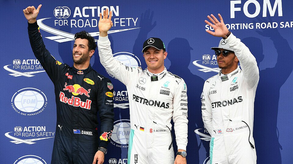 Nico Rosberg hat sich Pole Position für den Grand Prix von Deutschland vor Lewis Hamilton und Daniel Ricciardo geholt, Foto: Sutton