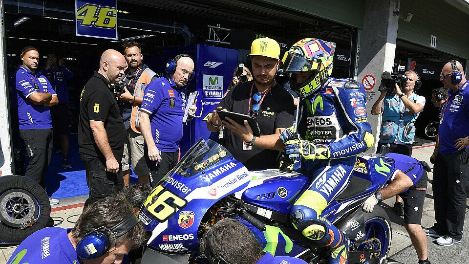 Rossi war gleich zweimal in haarige Szenen verwickelt, Foto: Yamaha