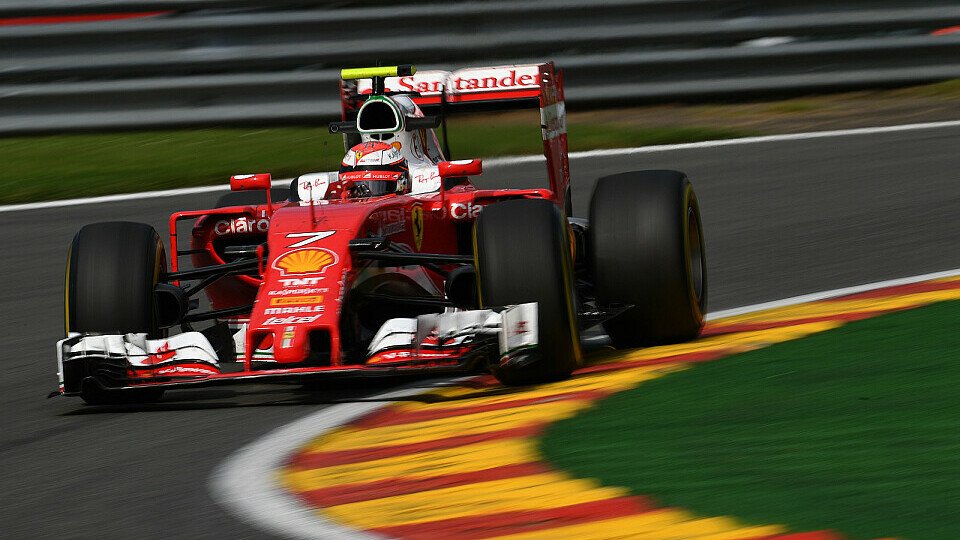 Rechenmeister Kimi Räikkönen: Mit einer idealen Runden wäre der Ferrari-Mann in Spa auf Pole gefahren, Foto: Sutton