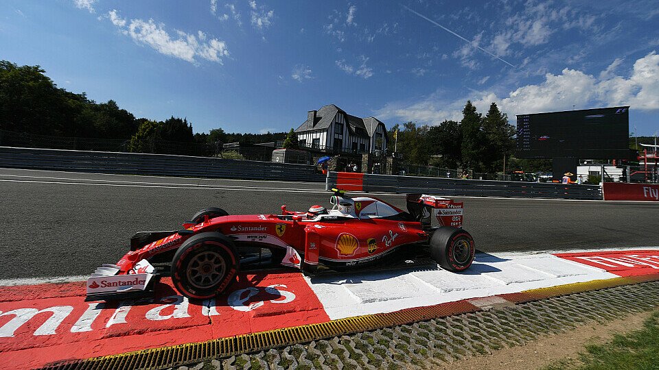 Kimi Räikkönen und Ferrari blieben in Spa ohne Podestplatz, Foto: Sutton