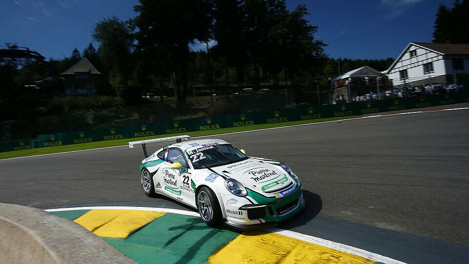 Porsche-Junior Mathieu Jaminet feiert in Spa seinen ersten Sieg im Supercup, Foto: Porsche