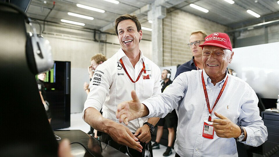 Toto Wolff und Niki Lauda bildeten ein kongeniales Mercedes-Duo, Foto: Mercedes-Benz