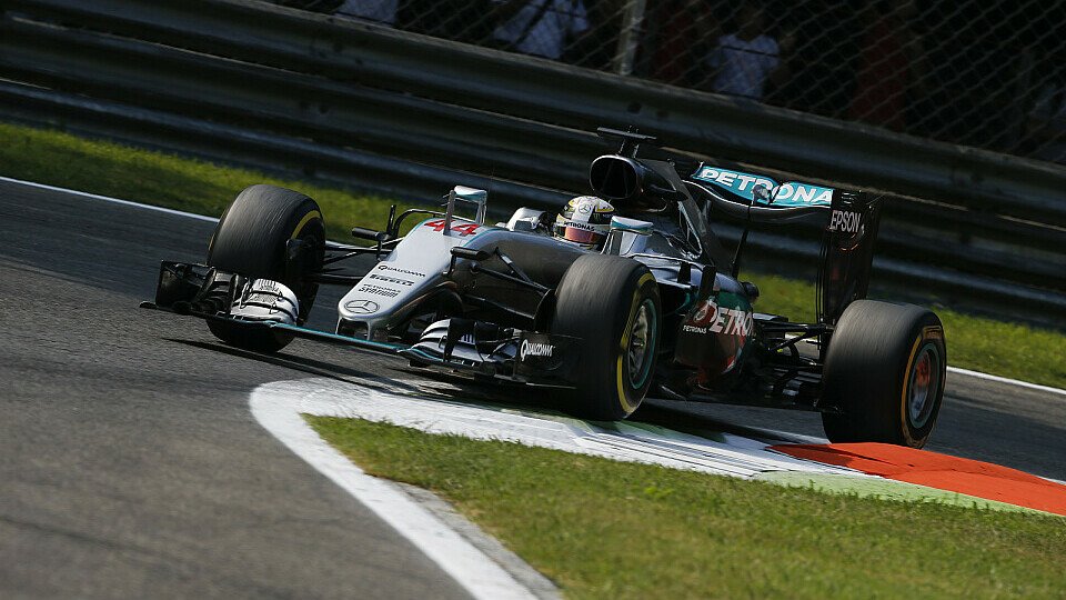 Lewis Hamilton erzielte die Bestzeit im 2. Training zum Italien GP in Monza, Foto: Sutton