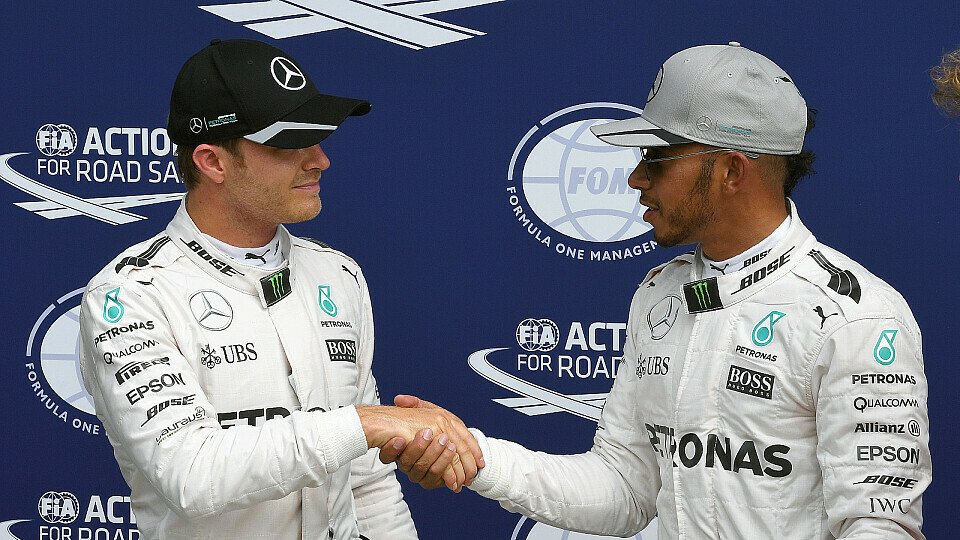 Lewis Hamilton führt im Mercedes-Pole-Duell mit 7:6, Foto: Sutton