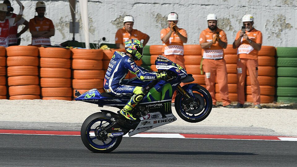 Valentino Rossi legte mit seiner Bestzeit im FP1 vor, Foto: Yamaha