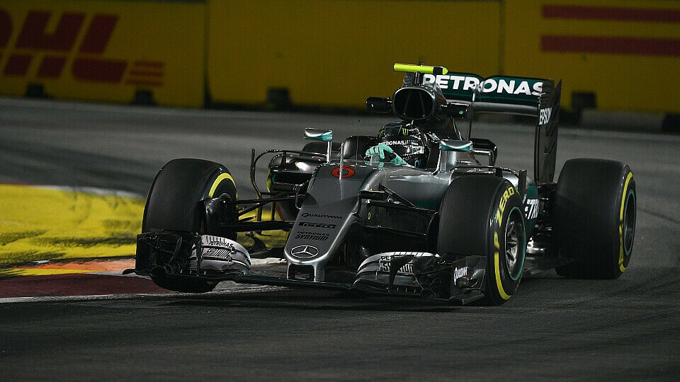 Rosberg fuhr am Freitag die beste Zeit in Singapur, Foto: Sutton