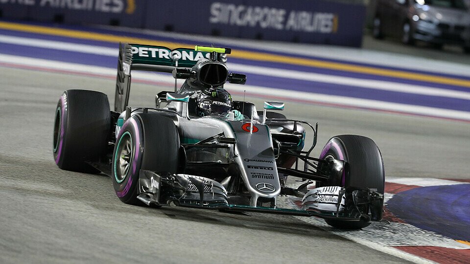 Nico Rosberg erzielte die Bestzeit im 3. Training in Singapur, Foto: Sutton