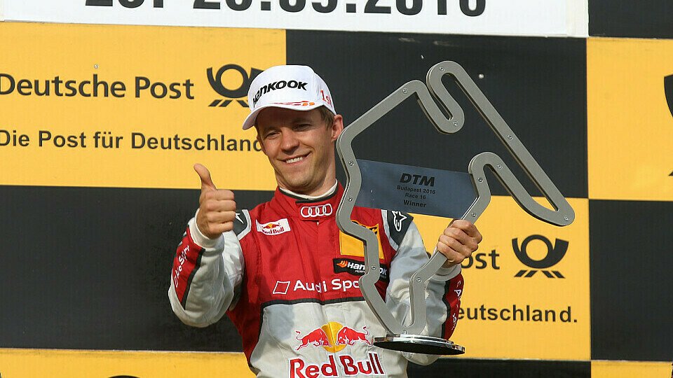 Mattias Ekström holte sich in Ungarn seinen 22. DTM-Sieg, Foto: Audi