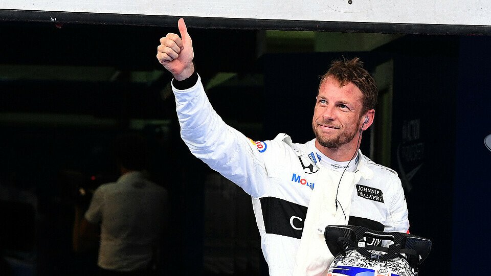 Jenson Button verabschiedete sich in Abu Dhabi von der Formel 1, Foto: Sutton