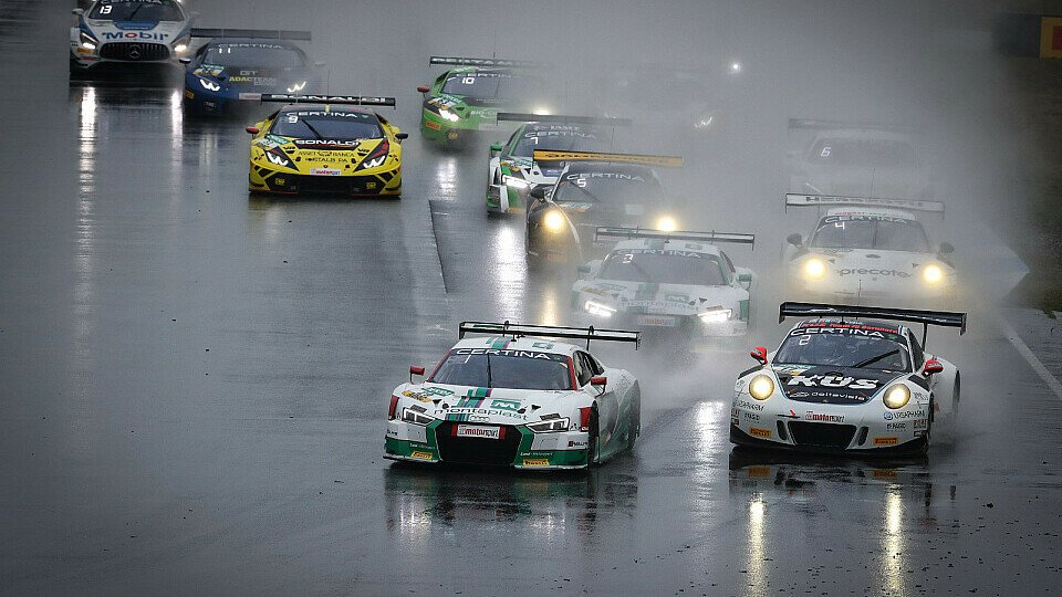 Starker Regen machte das Rennen zur Rutschpartie, Foto: ADAC GT Masters