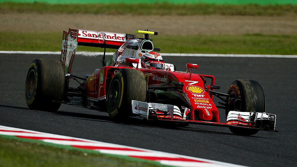 Kimi Räikkönen war im Japan-Training erster Mercedes-Verfolger