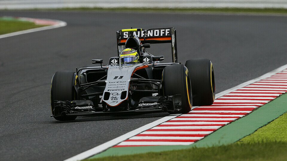 Sergio Perez starte am Sonntag von Rang sechs aus in den Japan GP, Foto: Sutton