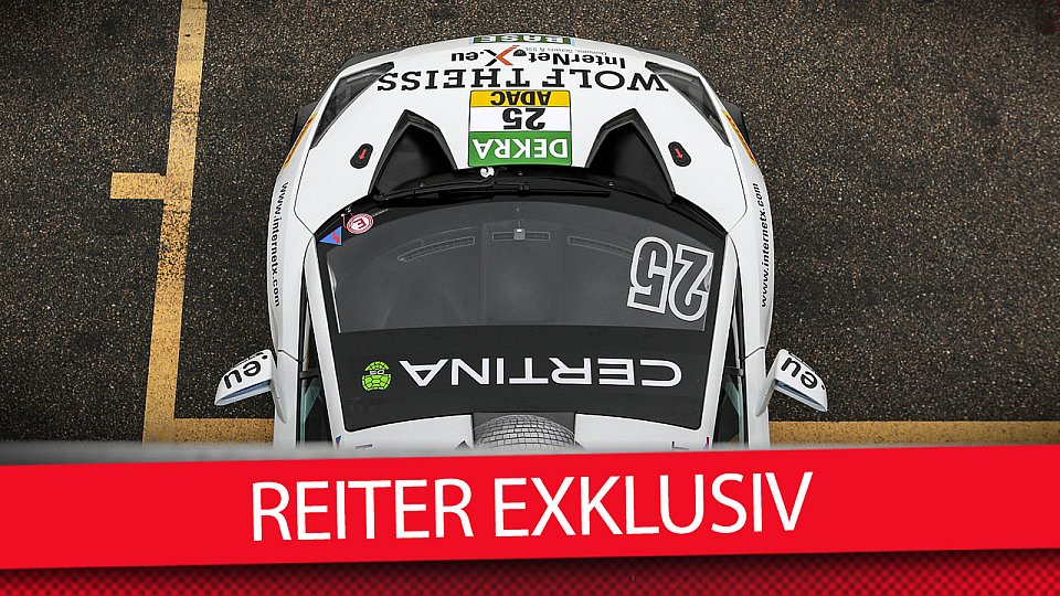 Der Reiter-Lambo um Albert von Thurn und Taxis 2015 am Sachsenring, Foto: ADAC GT Masters/Motorsport-Magazin.com