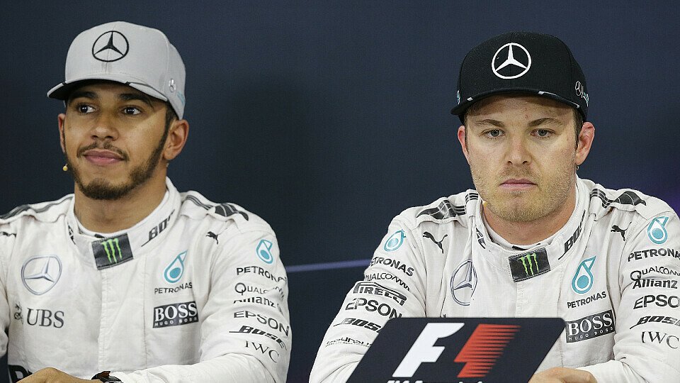 Mercedes drohte Lewis Hamilton und Nico Rosberg 2016 mit harten Konsequenzen, Foto: Sutton