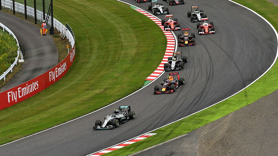 Nico Rosberg führte das Feld beim Japan GP ins Rennen, Foto: Sutton