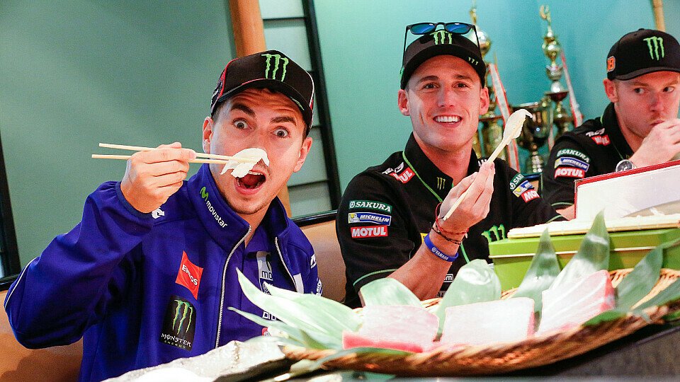 Jorge Lorenzo und Pol Espargaro haben Ende November viel Zeit um Sushi essen zu gehen, Foto: MotoGP