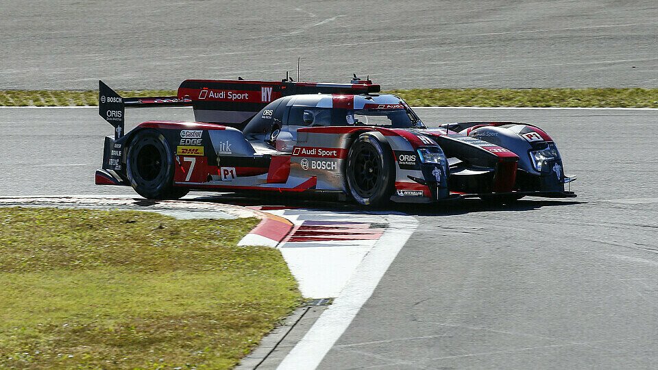 Der zweitplatzierte Audi R18 am Fuji International Speedway