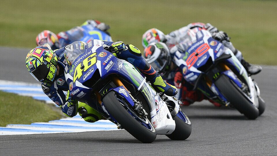 Momentan hat Rossi im WM-Kampf die Nase vor Lorenzo, Foto: Yamaha