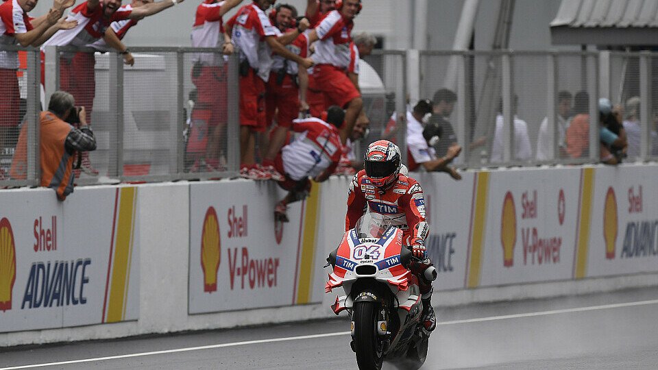 Andrea Dovizioso durfte endlich über MotoGP-Sieg, Foto: Ducati
